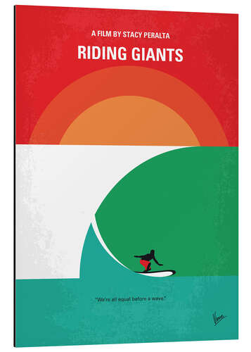 Cuadro de aluminio Riding Giants (inglés)