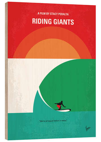 Holzbild Riding Giants