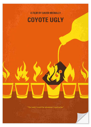 Muursticker Coyote Ugly