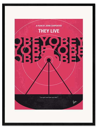 Framed art print They Live