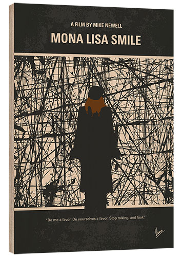 Tableau en bois Mona Lisa Smile (Le Sourire de Mona Lisa)