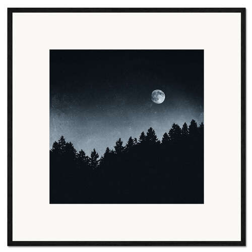 Ingelijste kunstdruk Under Moonlight