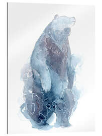 Quadro em plexi-alumínio Watercolor Standing Bear