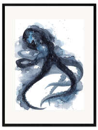 Framed art print Galaxy Octopus