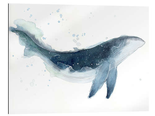 Gallery print Watercolor Whale