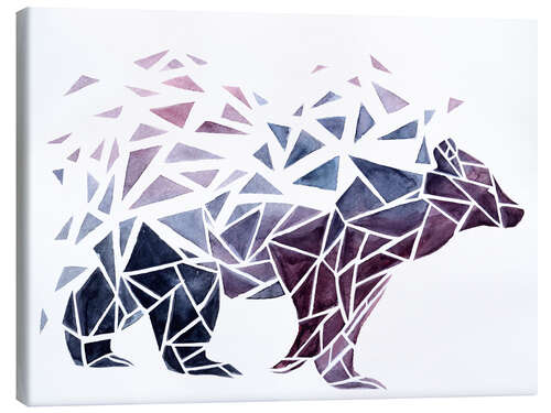 Stampa su tela Geometric Bear