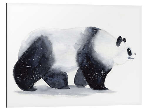 Quadro em alumínio Galaxy Panda