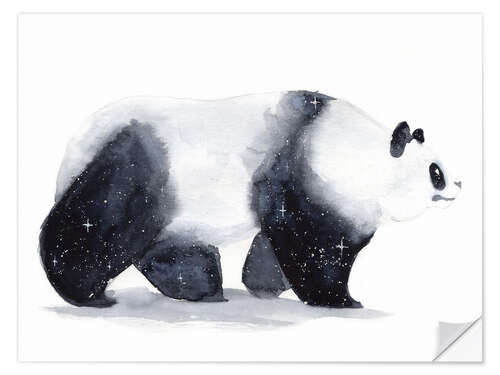 Naklejka na ścianę Galaxy Panda