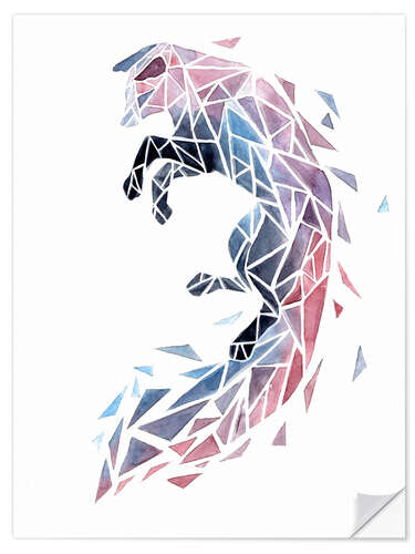 Sisustustarra Geometric Fox
