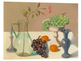 Foam board print Still life with grapes