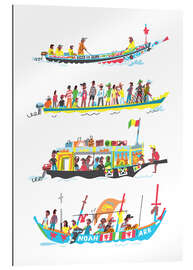 Gallery print Four African Boats