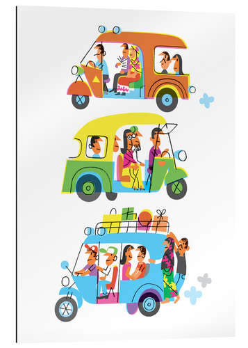 Galleriprint Three Tuk Tuks