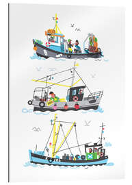 Gallery print Three Fishing Boats