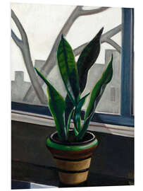 PVC print Plant on a windowsill