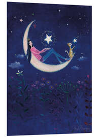 Tableau en PVC Princesse de la Lune