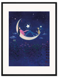 Gerahmter Kunstdruck Mondprinzessin
