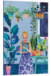 Magnettafel Stadt Dschungel