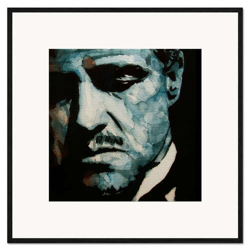 Inramat konsttryck The Godfather, Marlon Brando