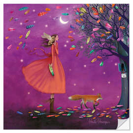 Sticker mural Temps orageux - Mila Marquis