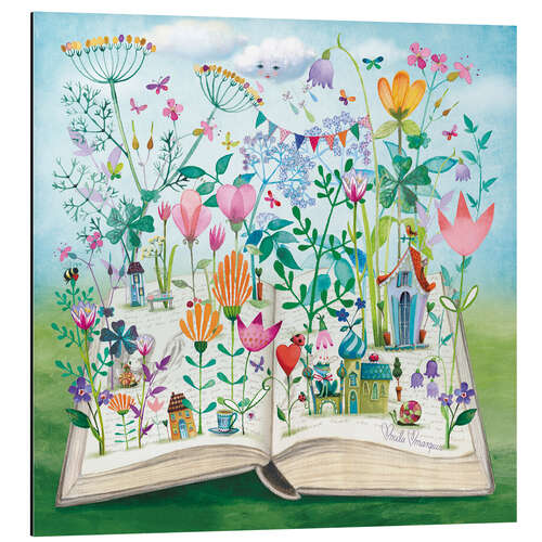 Quadro em alumínio O livro-jardim