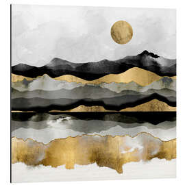 Magnettafel Goldener Frühlings-Mond