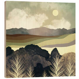 Quadro de madeira Retro Afternoon - SpaceFrog Designs