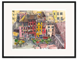 Gerahmter Kunstdruck Vernazza