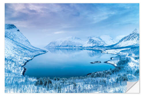 Wall sticker Norwegian Winter Wonderland (Island of Senja)