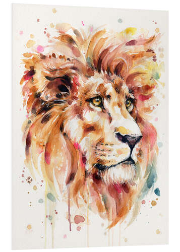 Quadro em PVC All Things Majestic (Lion)