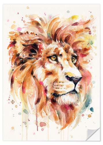 Wall sticker All Things Majestic (Lion)