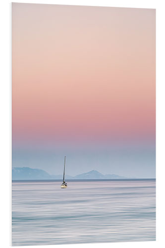 Tableau en PVC Sailboat on the sea