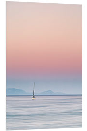 Tableau en PVC Sailboat on the sea