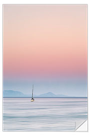 Sticker mural Sailboat on the sea