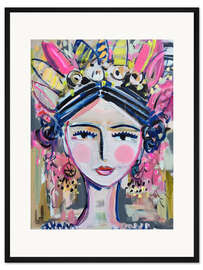 Gerahmter Kunstdruck Flower Pop Cassie