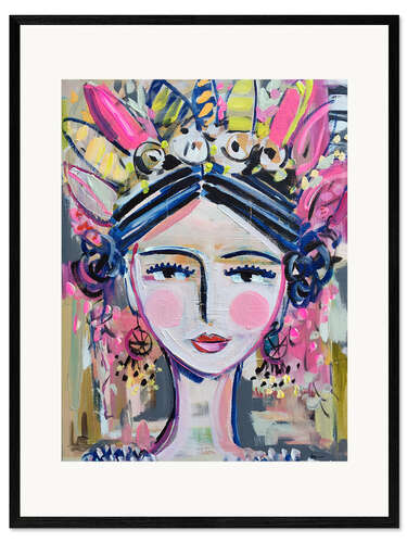 Framed art print Flower Pop Cassie