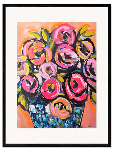 Framed art print Flower pop