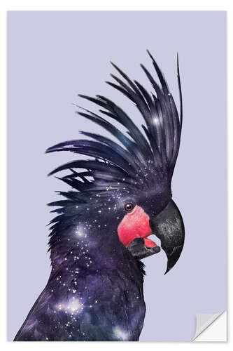 Selvklebende plakat Galaxy Bird