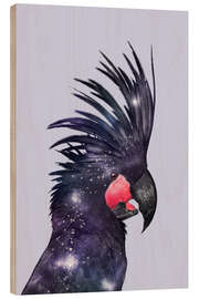 Wood print GALAXY BIRD