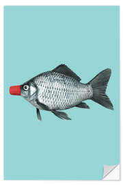 Wandsticker Sojasaucen-Fisch