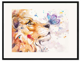 Framed art print Finn's Lion