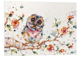 Foam board print Yep Cute Is My Middle Name (baby Owl) 