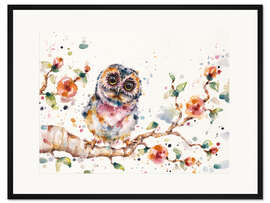 Gerahmter Kunstdruck Süß ist mein zweiter Vorname