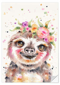 Wall sticker Little Sloth