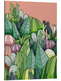 Magnettafel  Kakteengarten 