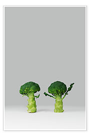 Tableau  Discussion de broccolis - Lemon Apes