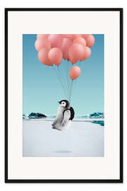 Gerahmter Kunstdruck Penguin