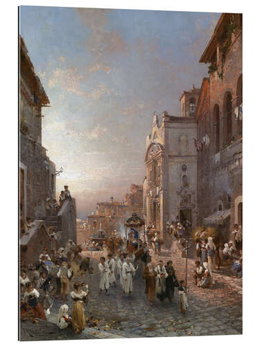 Gallery print Procession in Naples