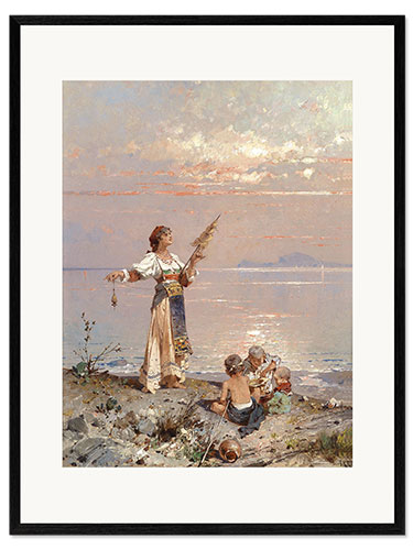 Framed art print In the Bay of Naples