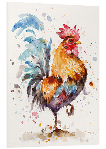 Foam board print Proud Rooster