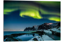 Gallery print Aurora Borealis above the island of Senja (Northern Norway)